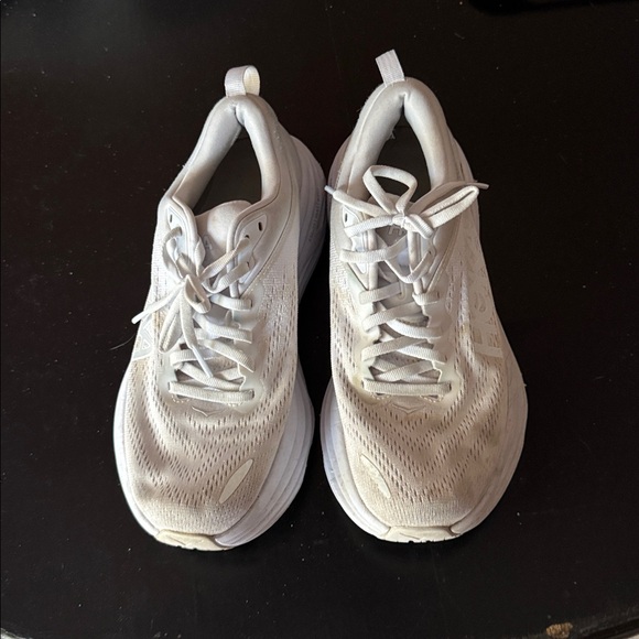 Hoka White Bondi 7 - Picture 4 of 4